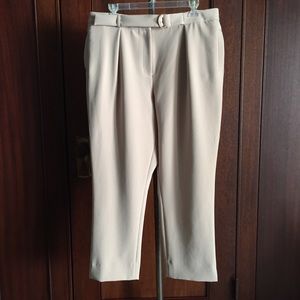 ANTONIO MELANI Pants - Blush cropped career pants stretch ANTONIO MELANI Pants - Blush cropped career pants stretch